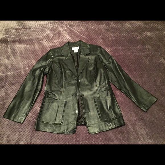 Tower Hill Collection Black Leather Jacket - Picture 4 of 5